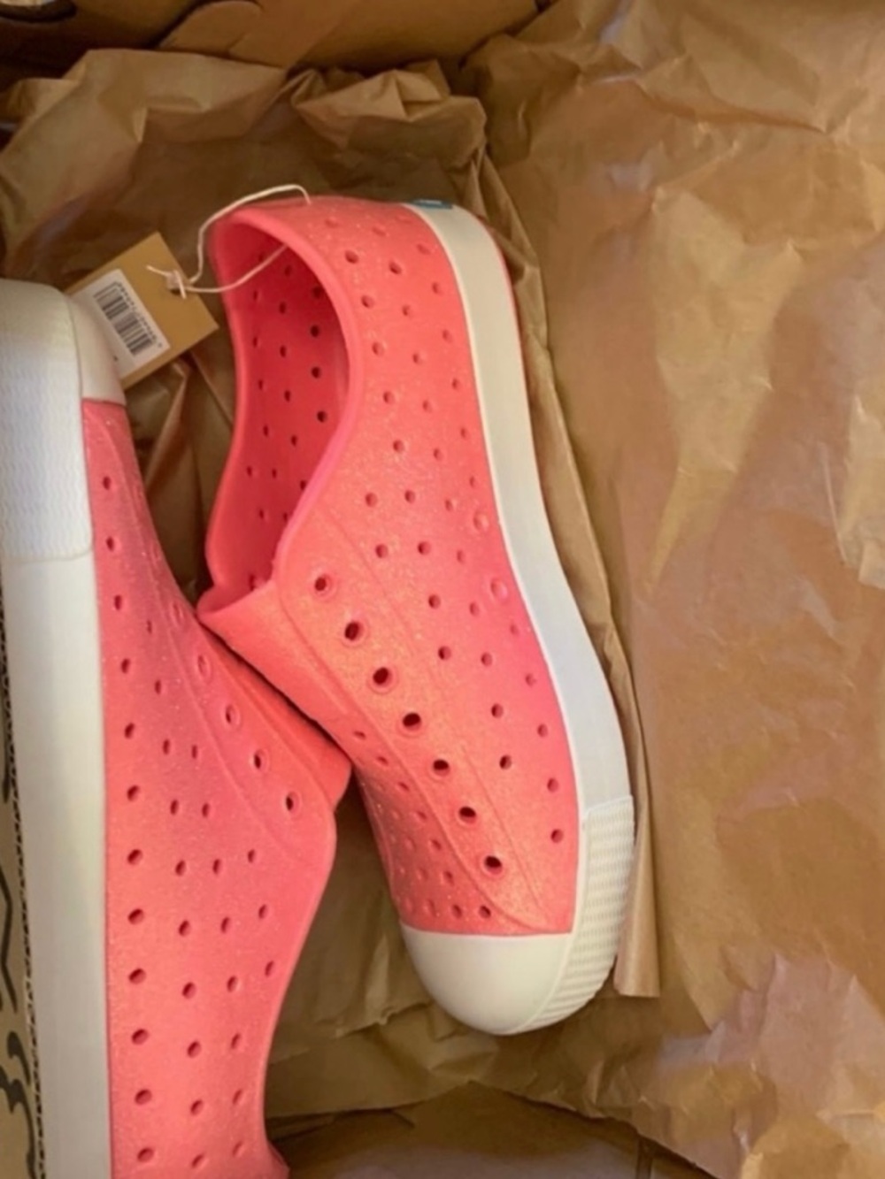 Native Kids Coral Slip-On Perforated water shoes